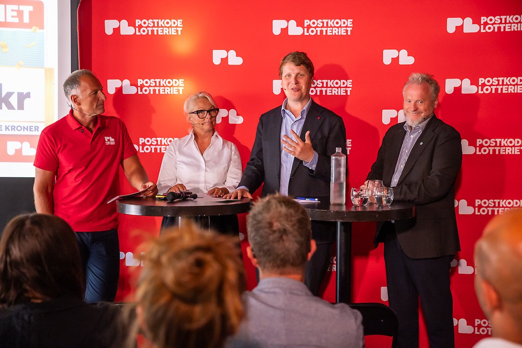 Tom Stiansen, Siri Nodeland, Åsmund Aukrust og Raymond Johansen