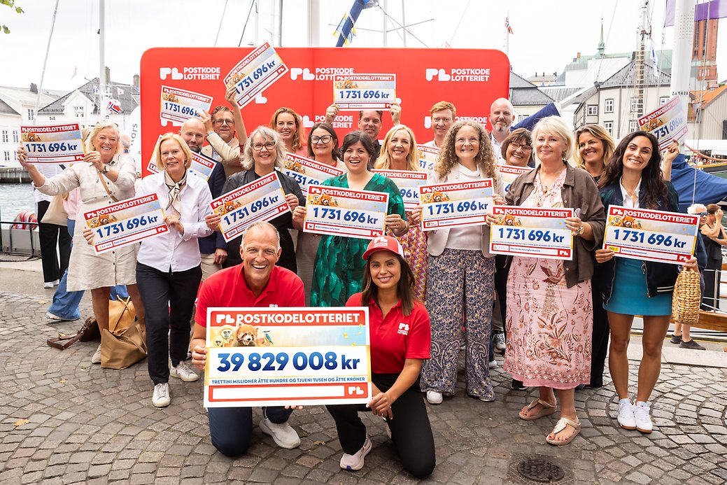 39 millioner kroner betyr 1,7 millioner kroner i frie midler til hver av de 23 organisasjonene
